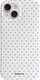 Compatible for iPhone 15 Case with Cute Fashion Polka Dot Aesthetics -White
