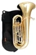 Tuba, WISEMANN DTU-500, BBb,3 stainless steel pistons, w/case,mouthpiec,no stand