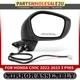 Passenger Right Black Manual Folding Mirror w/ 3-Pin for Honda Civic 2022-2023
