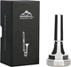 EASTROCK Trombone Mouthpiece,Silver Plated JDTM-4AL, silver 