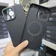 Carbon Fiber Magnetic Case for iPhone 16 Pro Max/16 Pro Hard Cover for Magsafe