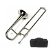 Diginex Nickel Plated Mini Bb Trombone with Case and Mouthpiece