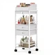 Luxspire Makeup Organizer Cart Floor Skincare Organizers Makeup Storage Drawers