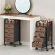 Swtymiki Rolling Makeup Organizer Cart - Under Desk Vanity Makeup Storage 4