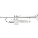 B&S 3125 Challenger II Bb Trumpet with Reverse Leadpipe Silver 197881084356