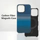 Real Carbon Fiber Magsafe Case For iPhone 16 Pro Max Matte Thin Moonrise Cover