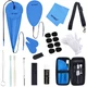 Saxophone Cleaning Kit Maintenance Cork Grease Swab Strap Cloth Reed Case Thumb