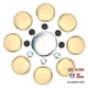 Freeze Plug Kit Brass Freeze Frost Plug Parts MPE-100BR Compatible with Chevy