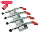 XRPAOWA 4 Pcs Toggle Clamp 301AM Stroke Push Pull Action Hand Silver & Red 