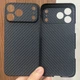 Genuine Aramid Carbon Fiber Case for iPhone 17 Pro Max Matte Ultra Thin Cover