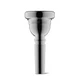 Laskey 90D Classic Bass Trombone Mouthpiece - Large Shank, Silver Plate