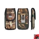 For iPhone 16 Pro Max Leaf Camouflage Rugged Nylon Vertical Pouch case Lot of 6