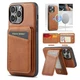 For Apple iPhone 17 Pro Max 16 15 14 13 12 11 Phone Cover Leather Magnetic Case