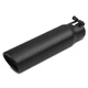 Vurkcy 2.5 inch Inlet Exhaust Tip, 3" Outlet 12" Overall Length Black 
