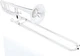 Eastman ETB428GS Intermediate Performance Trombone - Silver Plated with Gold