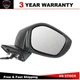 Passenger Power Mirror Manual Folding w/3-Pin for Honda Civic 2022 2023 1.5 2.0L