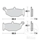 7338-compatible with Suzuki GSX 1300 BKA B-KING ABS 184 HP, 135 KW 4CIL. CR1121 