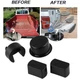 4x Tailgate Hinge Pivot Bushing Insert Kit for Ford F Series Trucks Dodge Ram