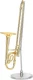 Realistic 5.5" GOLD TROMBONE Miniature Musical Instrument Figurine, by Broadway