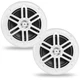 Belva Bms65Wh 500W Peak 250W Rms 6.5 2-Way White Coaxial Marine Speakers For