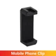 Mobile Phone Clip Tripod Holder with Cold Shoe & 1/4" Screw Hole for Iphone Sams
