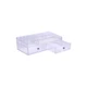 Idesign 3 Plastic Vanity Compact Slim Storage Organization Drawers Set For