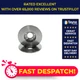 2x Brake Discs Pair Vented fits MERCEDES C180 S204, W204 2.2D Front 10 to 14 Set