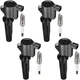 BDFHYK Ignition Coil Pack DG504 FD505 and Iridium Spark Plug AP104... 