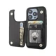Compatible with iPhone 15 Pro Wallet Case with Card Holder, PU Leather Kickst...