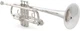 Yamaha YTR-9445NYSIII Xeno Artist Professional C Trumpet - Silver-plated with YM