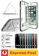 iPhone 7 / iPhone 8 Transparent Slim TPU Metal KickStand Hybrid Protection Case