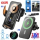 Wireless Car Charger Air Vent Phone Holder Charger Stand Mount Holder For iPhone