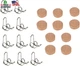 Jiayouy 20Pcs Trumpet Repair Kit Trumpet Valve Cork Pad with Water Key Spit Spri