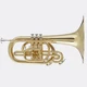 Blessing Marching F Mellophone, .462" Bore, Clear Lacquer, Outfit