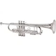 King Silver Flair Bb Trumpet 2055T Silver 1st Valve Thumb Trigger 19788183816