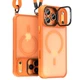 For iPhone 17 Pro Max Air 17 16 15 14 13 12 11 Mag Safe Case + Crossbody Lanyard