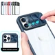 For iPhone 17 Pro Max Air 16 15 14 13 12 11 XR SE3 Clear Case Slide Lens Cover