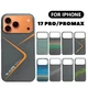 Genuine Woven Aramid Fiber Magnetic Case Fo iPhone17 Pro Max Thin Hard Back Case