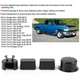 &tilde;4pcs/set Tailgate Hinge Pivot Bushing Insert Kit 38641 Fit For