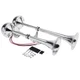 Novelbee 12V Stainless Steel Dual Trumpet Horn125Db Marine Boat Electric Horn