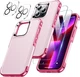 Apple iPhone 13 Pro Max Case Red2Fire Heavy Duty Pink 2Screen+2Camera Protectors