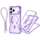 Mag Safe 3-in-1 Clear Case W/ Strap For iPhone 17 Pro Max Air 16 15 14 13 12 11