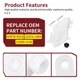 Coolant Reservoir Tank 43078-0553 & Cap For Kawasaki Ninja 650 ABS EX650 2013-16