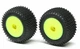 Losi Step Pin Mounted Rear Tires Yellow Mini-T 2.0 (2) LOS41009