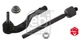 For FEBI 36546 TIE ROD WITH TIE ROD END AND LOCK NUTS