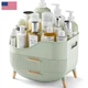 Pajiriona Makeup Organizer Drawers Green Skincare Organizer For Vanity Storage