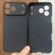 Genuine Aramid Carbon Fiber Case For iPhone17 Pro Max Matte Ultra Thin Cover