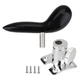 TUOREN Bassoon Hand Saddle Rest Holder Thumb with Fixing 4 Screws Black 