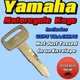 1980-83 Yamaha Motorcycle keys cut by code to key codes B34344-B44331
