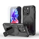 For iPhone 16 Pro Max 15 14 13 12 11 Shockproof Mag Safe Stand Case Screen Cover